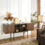 Abrienne Unfinished TV Stand for TVs up to 55" with Fireplace Included-320650224