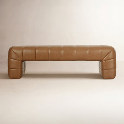 Judy Bench Tan Leather