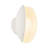Cortez 5-in Antique White dimmable LED Wall/Vanity Light-124959619