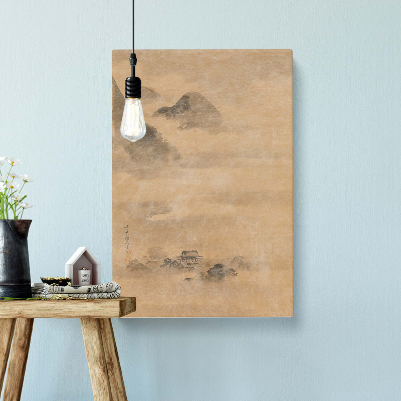 Landscape In The Moonlight Vol.2 by Kano Tanyu - Wrapped Canvas, 50cm H x 35cm W x 3cm D