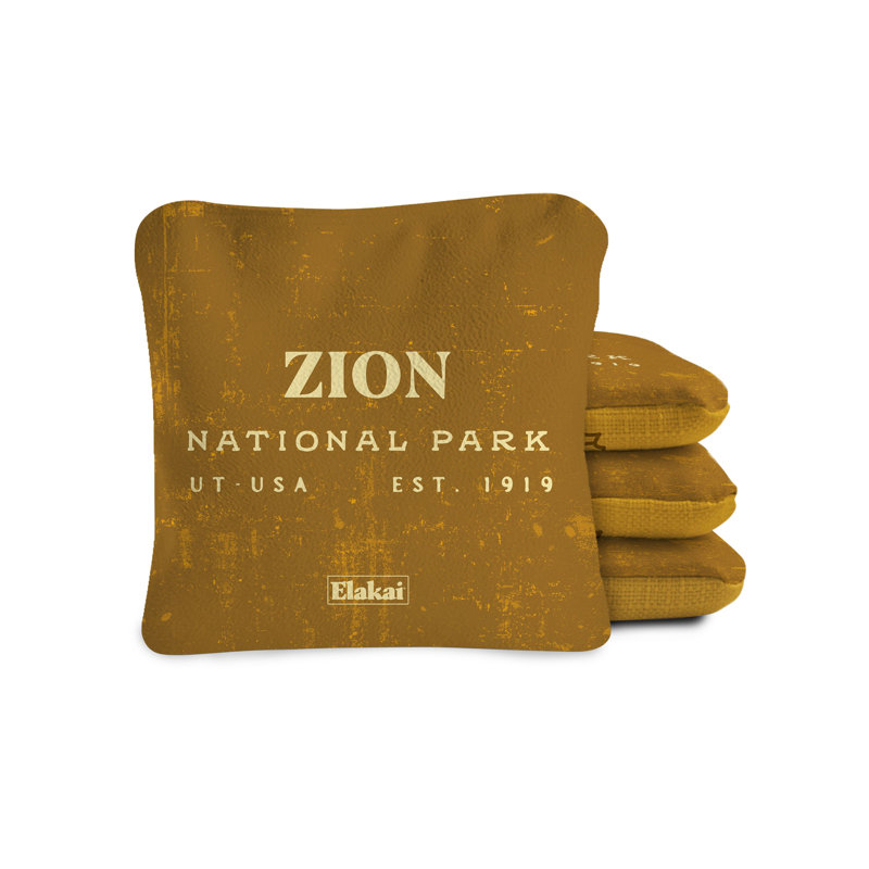 Durasuède Zion National Park, H 6 po x l 6 po x P 1 po, Doré