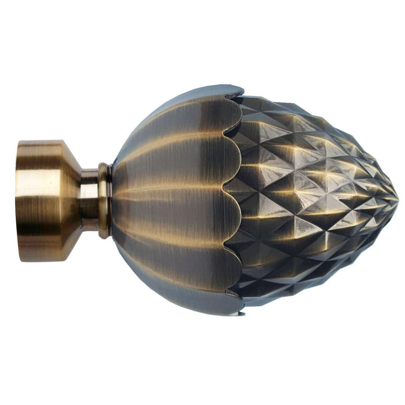 Poles Apart 27.94cm Finial, Antique Brass