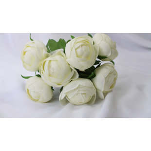 Bouquet de renoncule blanc (Ensemble de 7)