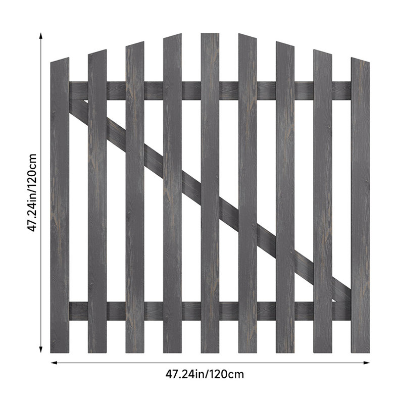 Solid Wood Gate, 120cmH x 120cmW x 3cmD