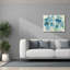 "Loose Bouquet" 3 po par Silvia Vassileva, art mural sur toile, 34 po x 26 po