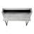 Contemporary Grey Laminate Computer Desk With Storage Shelves And Sturdy Black Metal Base For Home Office-1821759556
