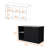 Black And Onyx Double Door Cabinets Kitchen Island