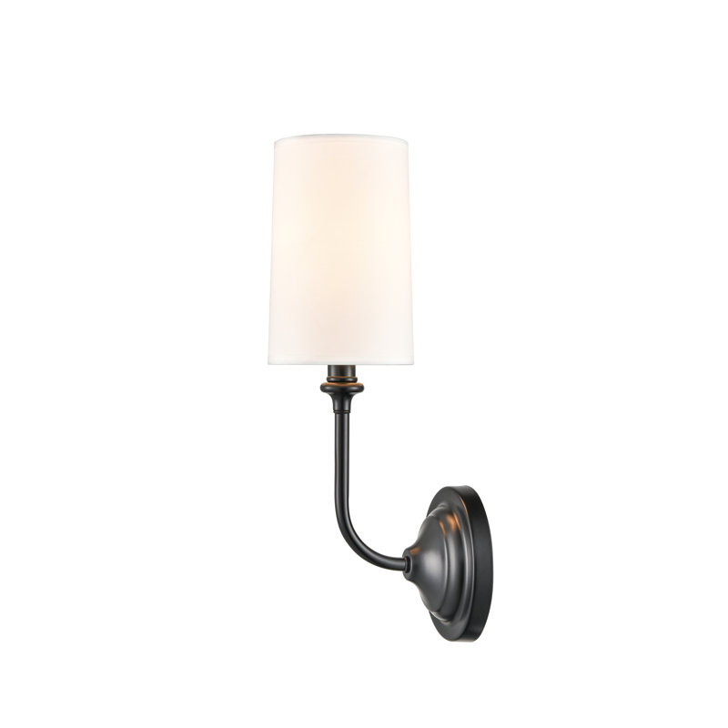 Kye Armed Sconce, Matte Black