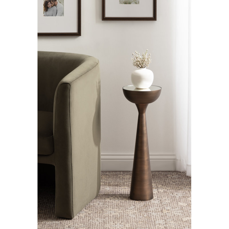 Estaban Tray Top End Table, Bronze