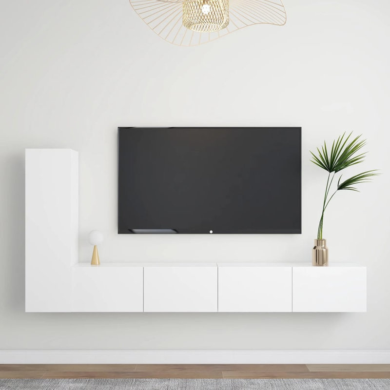 Blackert Unfinished Entertainment Centre for TVs up to 88", White