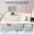 Wooden Pretend Market Self-Checkout Station Playset, Preschool Kitchen Set, Coffee Maker