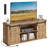 Tv Console Table With Sliding Barn Doors-958042627