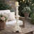 Jewa Vintage Pillar Candle Holder, 25 Inch Distressed White Magnesia