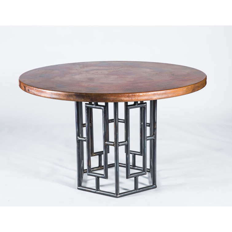 Hudson Round Metal Dining Table