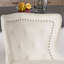 Swivel Velvet Counter Height Bar Stools With Lion Head Pull Ring For Kitchen Island-893423088