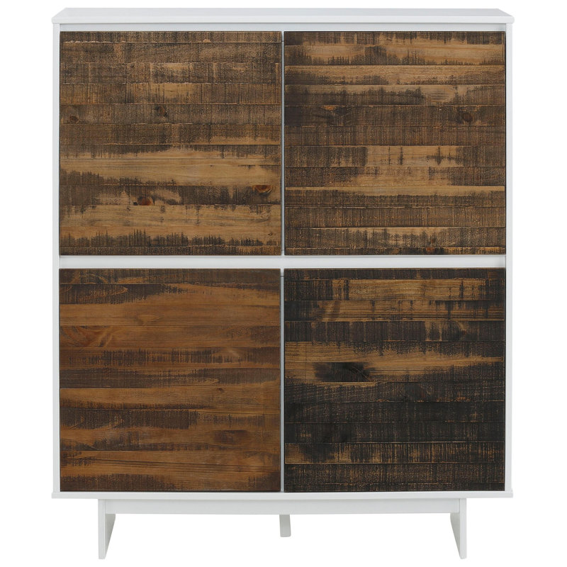 Serci 100cm Sideboard, White Brown