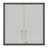 Metal Wall-Mounted Tool Storage Cabinet with Locking Door and 1 Shelf  for Garage Warehouse,Office,Assembly Required