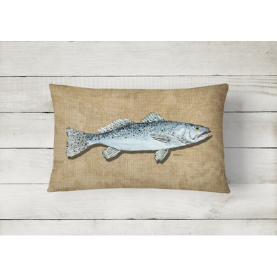 Outdoor Reversible Throw Pillow