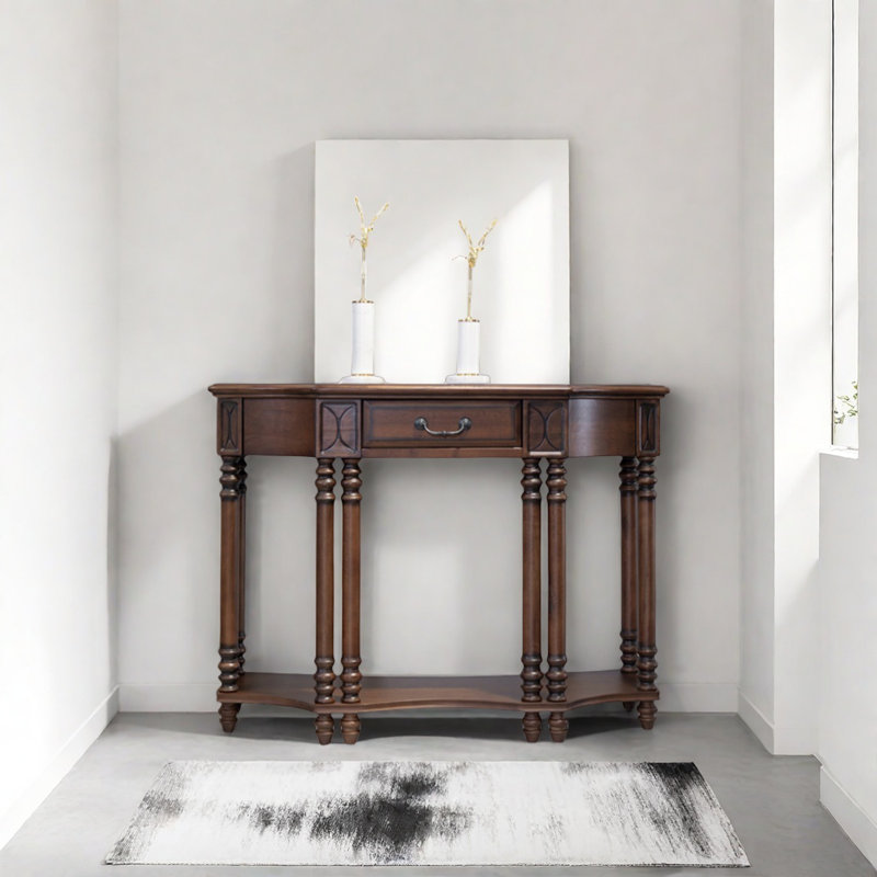 American Retro Solid Wood Console Table