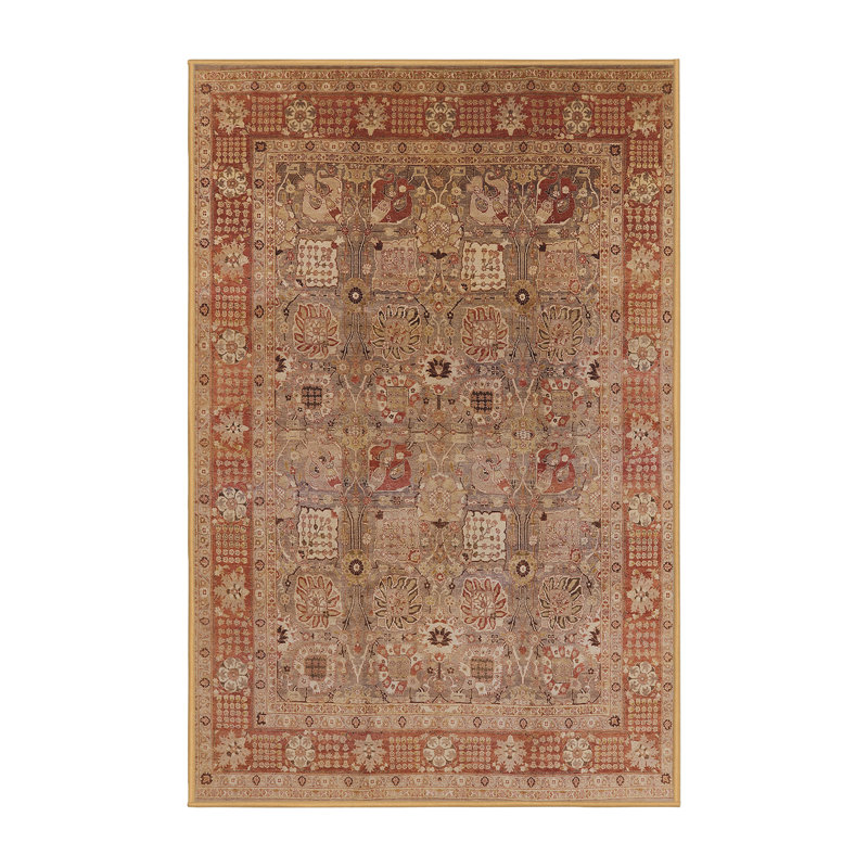 Tapis oriental beige / rouge Soti, Tapis de couloir 2 pi x 5 pi