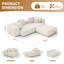 Canapé-lit modulaire 2 places avec repose-pieds Mulein-1657031195