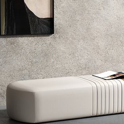 Sweer Leather Match Upholstered Bench