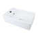 The Renovators Supply Inc. 7.85'' Gloss Vitreous China Rectangular Bathroom Sink with Overflow