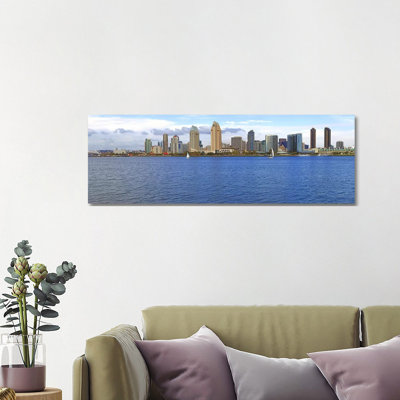 Buildings At The Waterfront, San Diego, California, USA 2010 #9 - Wrapped Canvas Panoramic Print