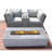 Athelene Rattan Wicker Fully Assembled 2 - Person Seating Group with Cushions