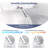 Elongated Smart Bidet Toilet with Heated Seat, Bidet Wash & Air Dryer, Touchless Flush, Pre-Wetting, Soft-Closing, Night Light (Remote Included)-122189820