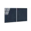 Deep Blue Set High-Gloss Frameless Acrylic Glass Wall Art Abstract Print by Oliver Gal, Ready to Hang, 16 x 20-528087922-528087927
