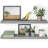 Sydney 36" W x 6" D Floating Shelves Set with Invisible Wall Mount Brackets-97960581