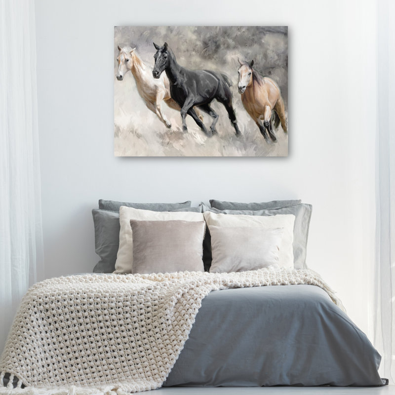 «Sunday Run Crop» par Studio Arts, reproduction d'art sur toile, H 11 po x l 14 po
