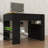 Full-Size Bunk Bed With Height-Adjustable Desk, Includes Wardrobe And RGB Lighting Options-1845805951