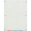Tableau en verre ultra-clair non magnétique Audio-Visual Direct 48 po x 36 po