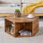 Hexagonal MDF side table