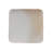 Soild Wood Cream Boucle Squoval Bench