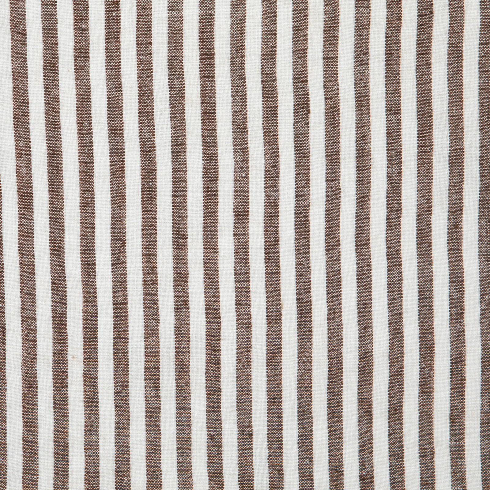 Adamsburg Linen Striped Square Napkin, Walnut