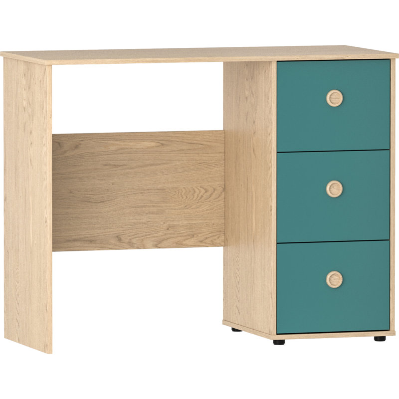 Kayshia Neptune 92cm W Writing Desk, Blue