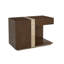 Elwood 1 - Drawer Solid Wood Nightstand