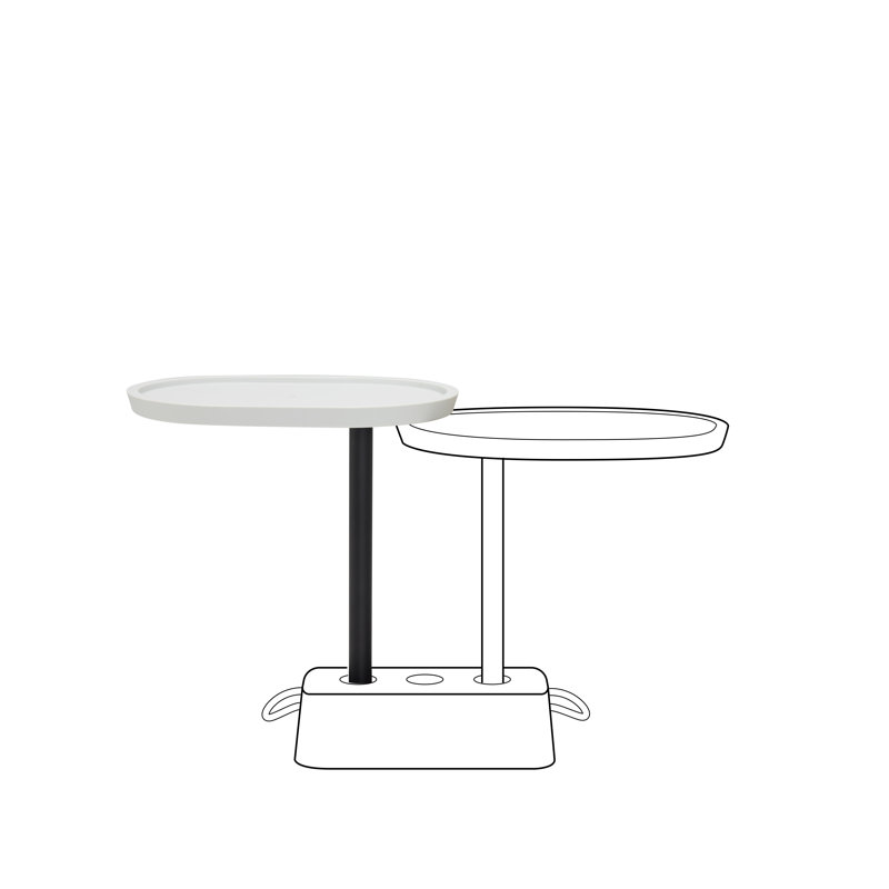 Bricks Buddy Table Top, Light Gray