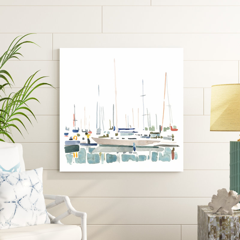 Voilier décor II, H 36 po x l 36 po