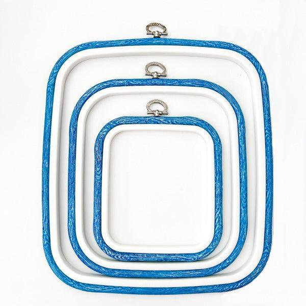 Carré Flexi Hoop Nurge 230-13 bleu, Bleu
