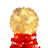 Lighted  Santa Hat Style Christmas Tree Set Of 2,  Artificial Tree With Warm  Lights, Christmas Tree For Decoration Inside And Outside