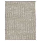Tempo Geometric Hand-Knotted Wool/Silk Beige/Neutral Area Rug