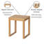 Bambusa Bathroom Stool