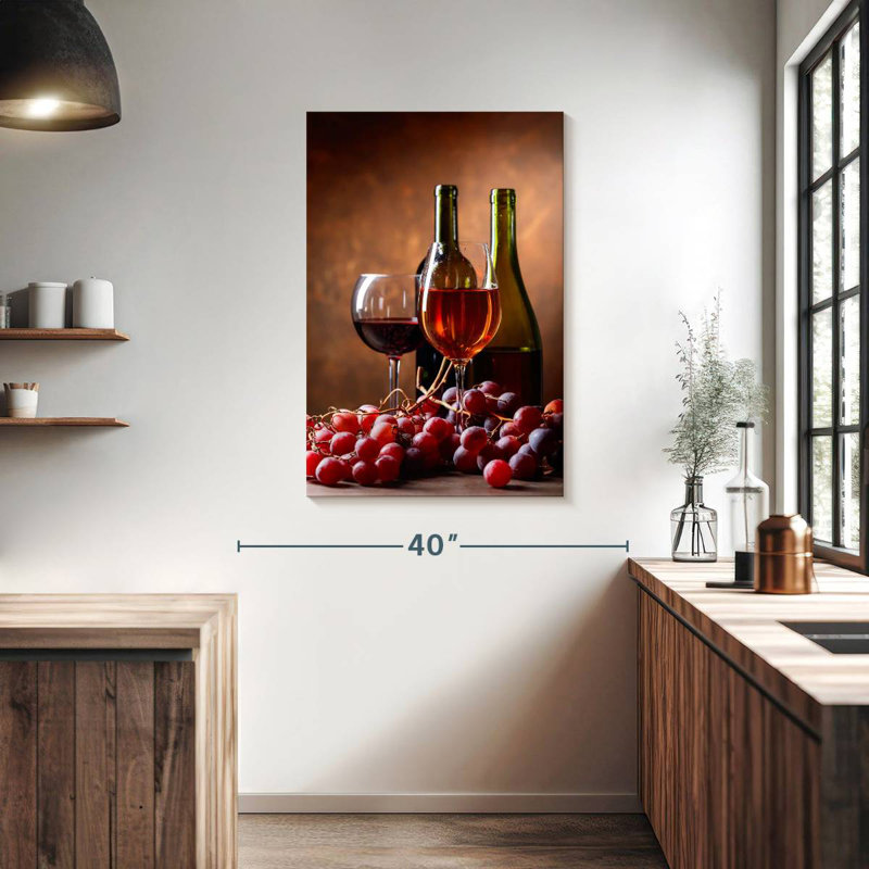 Vin rouge Yarlin, H 39 po x l 26 po