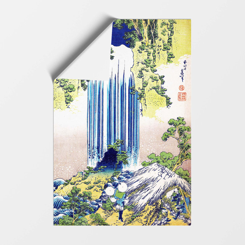 The Yoro Waterfall In Mino Province by Katsushika Hokusai - No Frame Painting, 59.4 cm H x 42 cm W