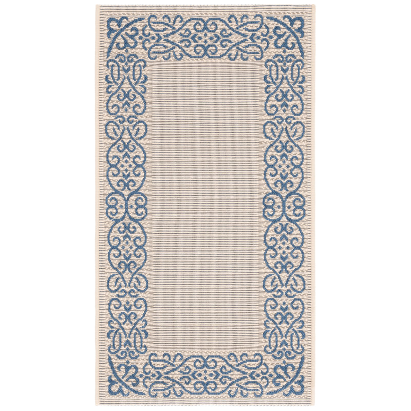 Performance Floral Indoor/Outdoor Area Rug, Rectangle 6'7" x 9'6"