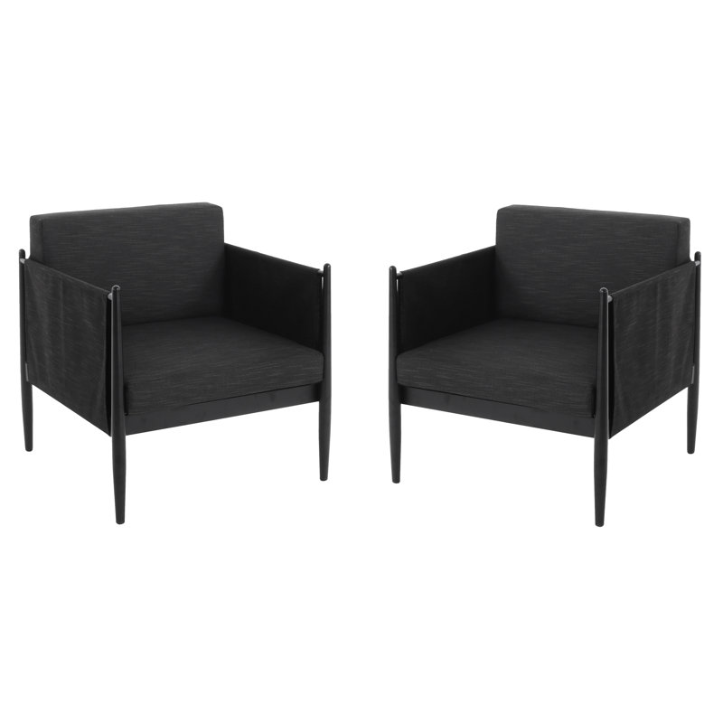 Fauteuil club en aluminium 2 pièces Garden